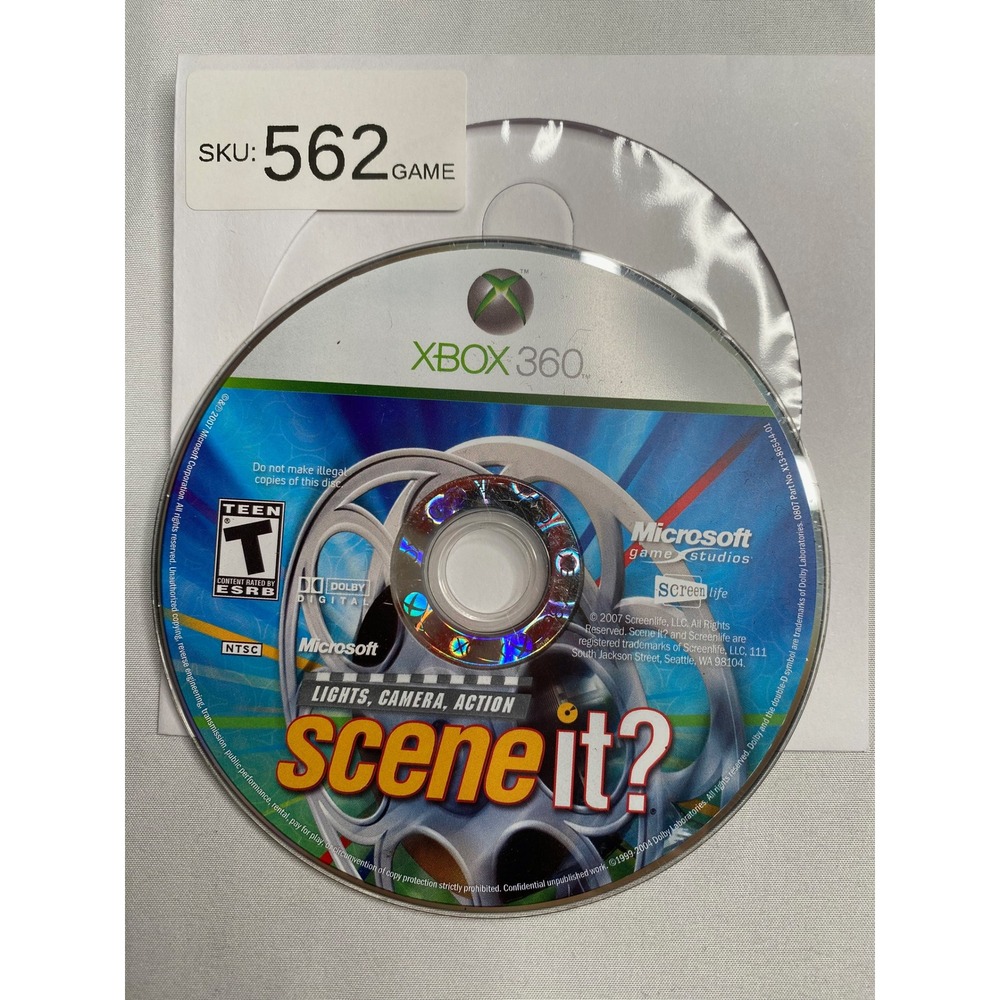 Scene It? Lights Camera Action Microsoft Xbox 360